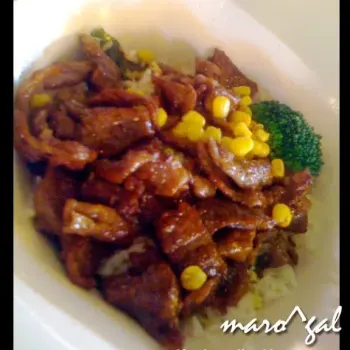 Sliced Beef Rice
