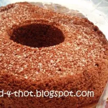 Japanese Chocolate Chiffon Cake
