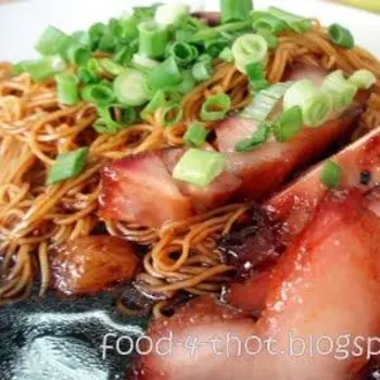 Wantan Mee With Char Siew