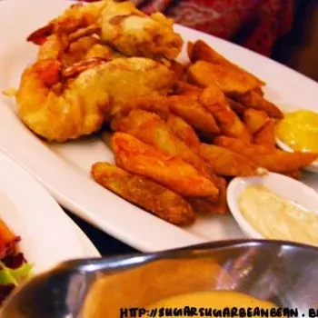Fried Tiger Prawns