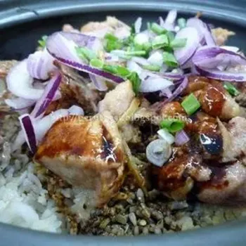Salted Fish Chicken Rice