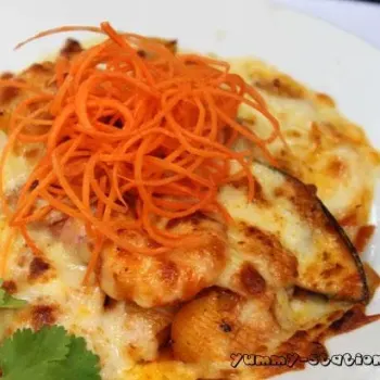 Baked Cheezy Seafood