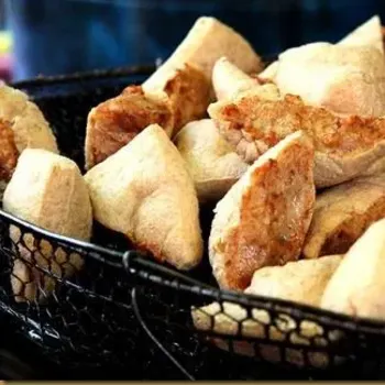 Deep fried tau foo pok