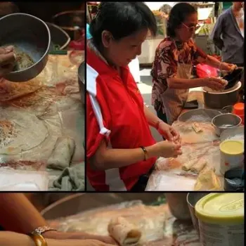 Kuih Tayap Making Process