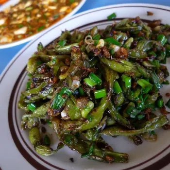 Szechuan-style Stir Fried French Beans