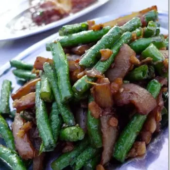 Stir Fired Long Beans and Brinjals
