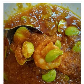 Sambal Petai With Prawns