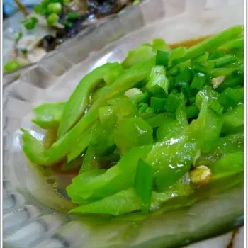 Sliced Bitter Gourd in Soy Sauce and Oil