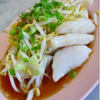 Fish Paste With Bean Sprouts