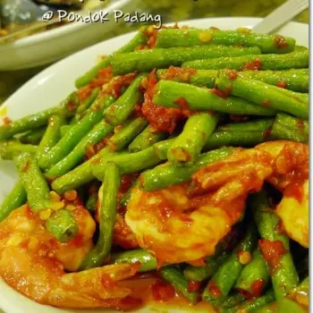 Kacang Panjang with Sambal Udang