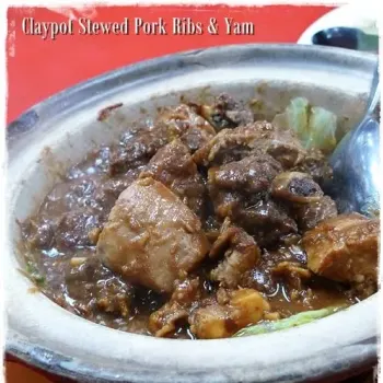 Stewed Pork Ribs with Yam and Dried Shrimps