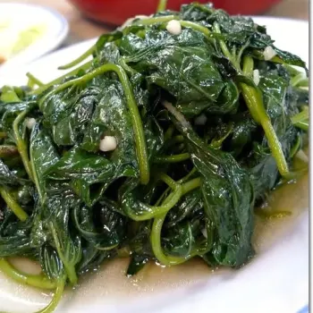 Stir Fried Sweet Potato Leaves