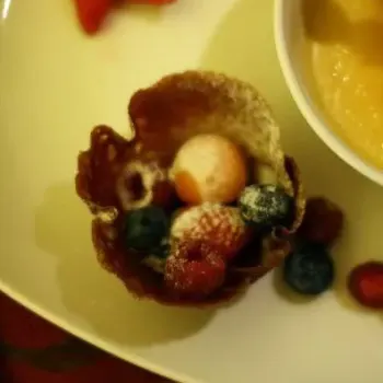 Mixed Berries and Creme Brulee