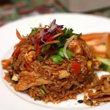 Nasi Goreng Kampung with Petai