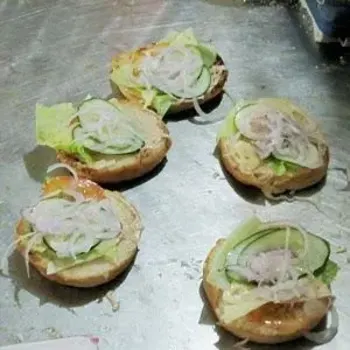 Burger Cooking Process