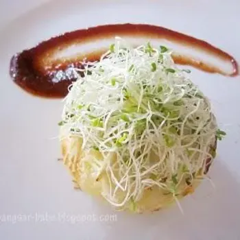 Twice Baked Goat's Cheese Soufflé