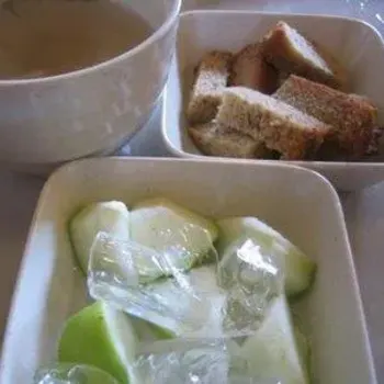 Soup Of The Day, Banana Cake, Finger Slices