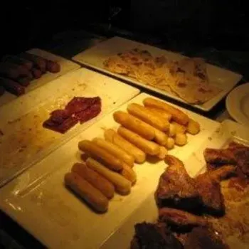 Lamb Chops, Sausages, Beef Bacon