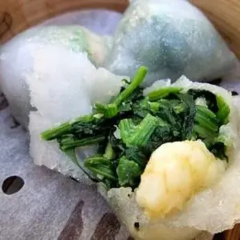 Spinach & Prawn Dumpling