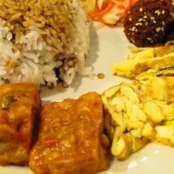 Otak-otak Rice