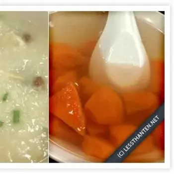 Peanut Porridge And Sweet Potato Soup