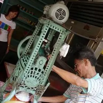 Cendol Making Process