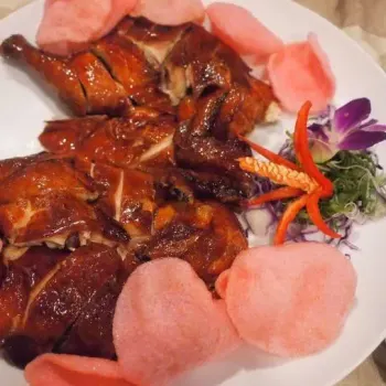 Cantonese-Style Roasted Chicken With Fragrant Salt