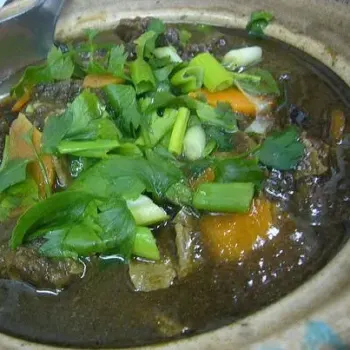 The lamb stew