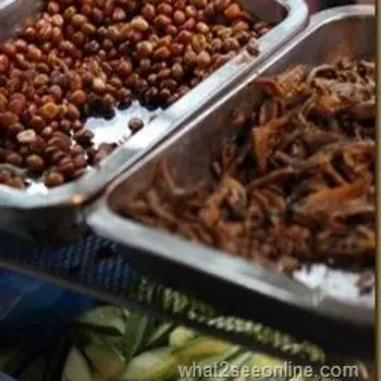 Fried Peanut and Ikan Bilis