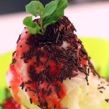 Passion Fruit Snow Ice