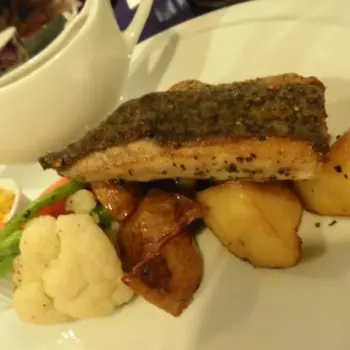 Pan-Roasted Seabass Fillet with Arrabiata Sauce