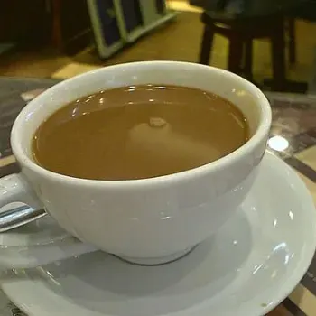mixture of tea+coffee