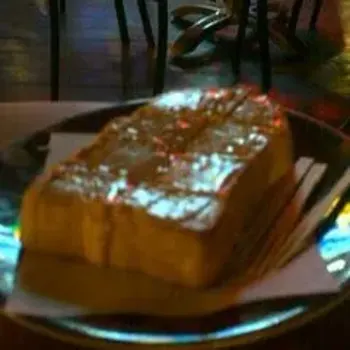Baked Bread With Peanut Butter