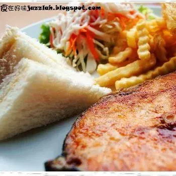 Grilled Salmon Steak