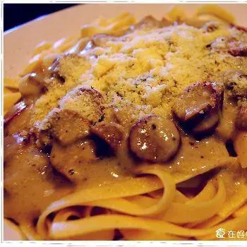 Fettuccini Mushroom Carbonara