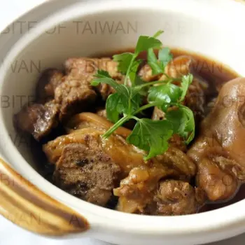 Stewed pork leg