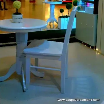 decoration and the tables