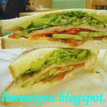 Turkey Ham & Avocado Sandwich
