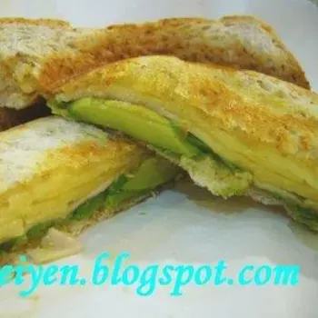 Turkey Ham with Cheese & Avocado Toastie
