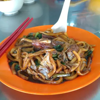 Black Pepper Noodles 
aka Hak Chiew Udon