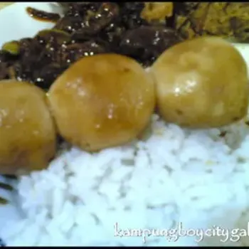 FIshball with Teriyaki Sauce