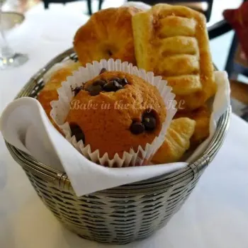 Bakery Basket has the croissants, danish and chocolate chips muffins.