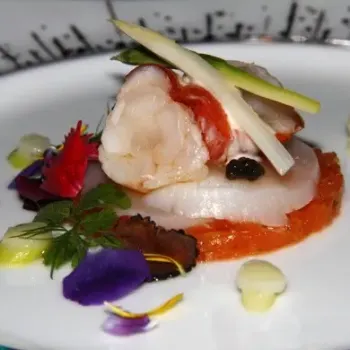 Duo Flavoured Wild Tasmanian Salmon Tartar with shaved summer truffle