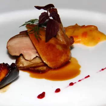 Slow-Roasted Quail with figs and kumquat marmalade