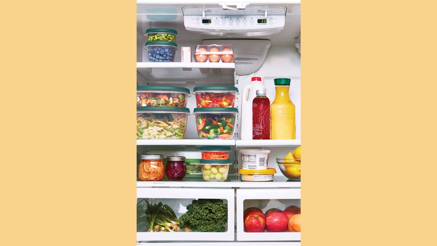 WEB EFL Antimicrobial Forest Green Lifestyle Refrigerator