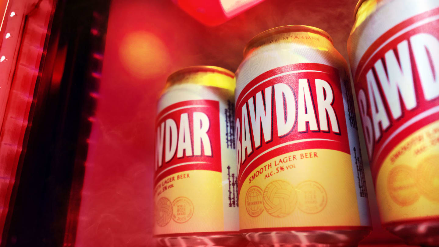 BAWDAR Ultimate Gaming Fridge Beers
