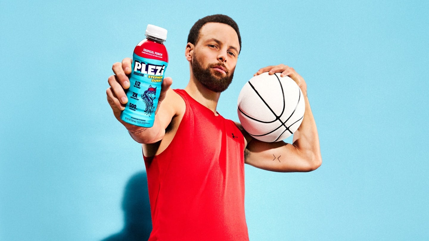 PLE Zi Hydration x Stephen Curry Launch Key Visual