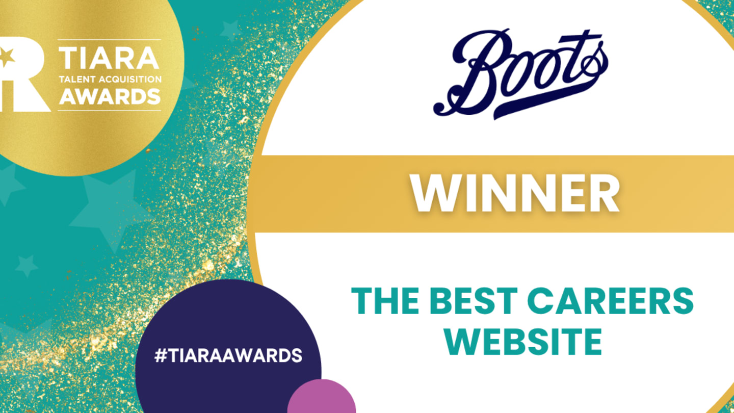 Boots Careers Website Award