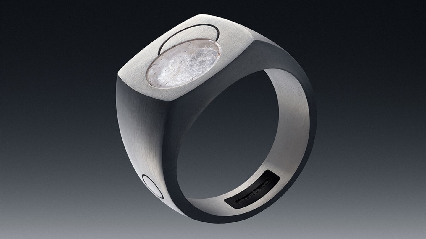 Quartz concept ring. Courtesy of Modem and Retinaa