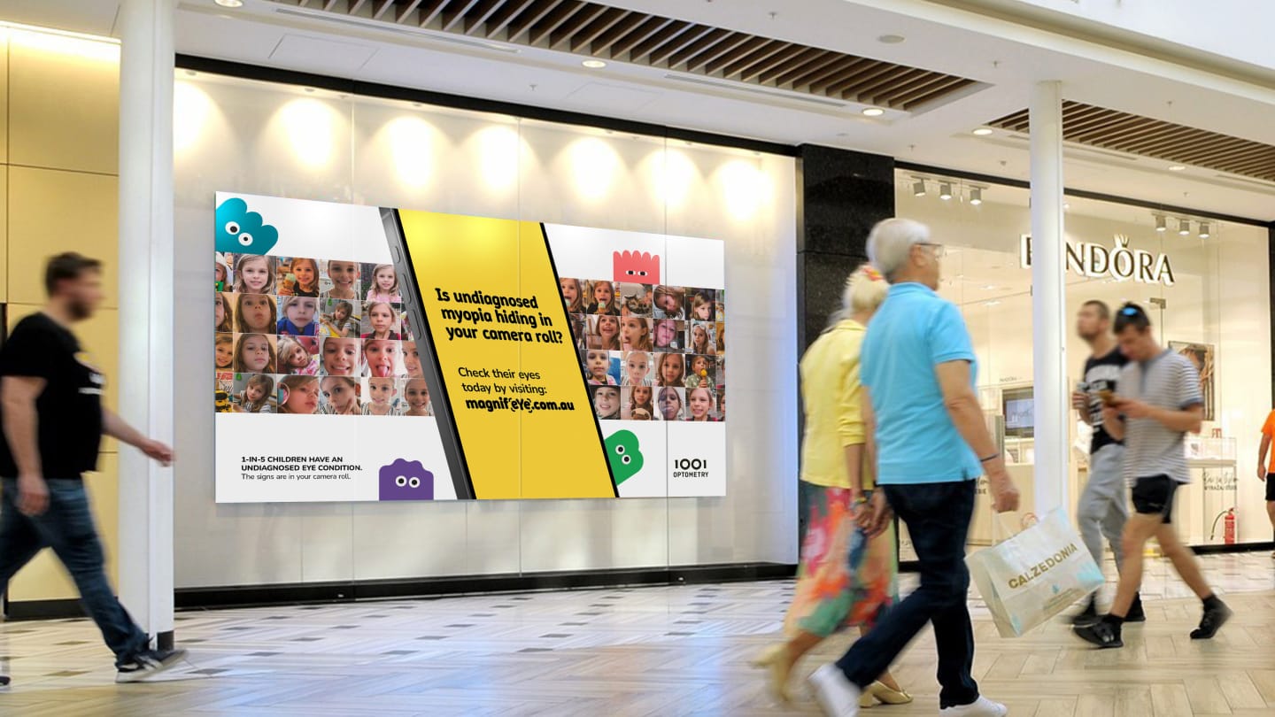 MagnifEye Out of Home Advertisement